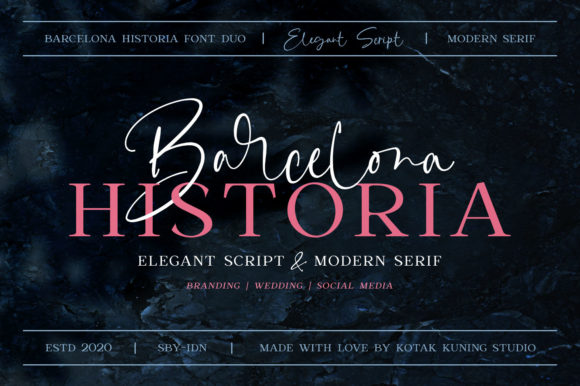 Barcelona Historia: A Stylish Script for Creative Projects