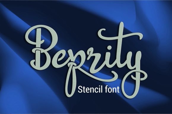Beprity Stencil: A Script Font for Creative Projects