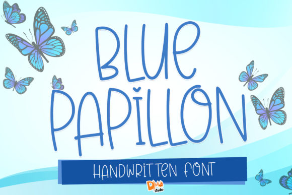 Blue Papillon Font Review
