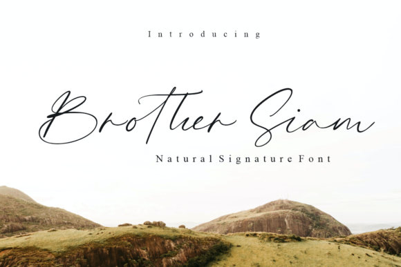 Brother Siam: A Handwritten Font for Impactful Design