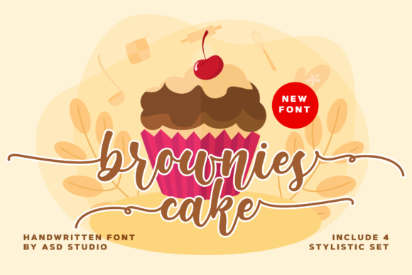 Brownies Cake: A Handwritten Script for Real Projects