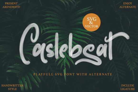 Caslebeat: A Handwritten Font for Editorial Magic
