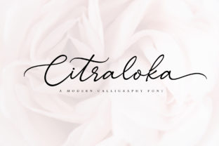 Citraloka: A Playful Script Typeface