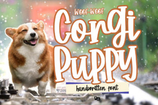 Corgy Puppy Font for Creative Campaigns