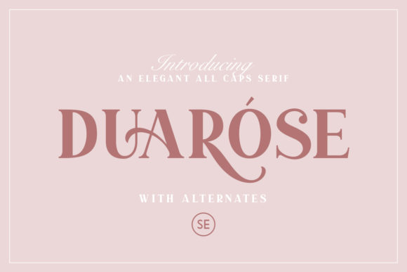 Duarose: A Versatile Serif Font for Creative Projects