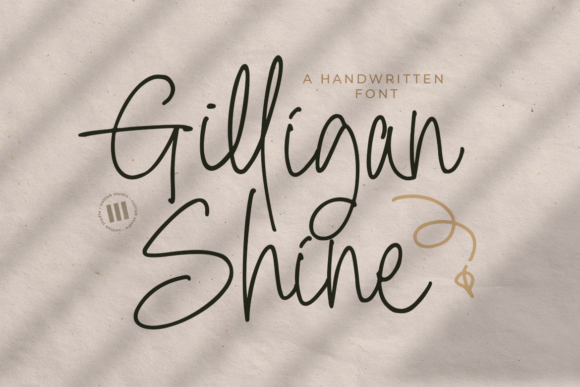 Gilligan Shine Font: Elegant Script for Editorial Design