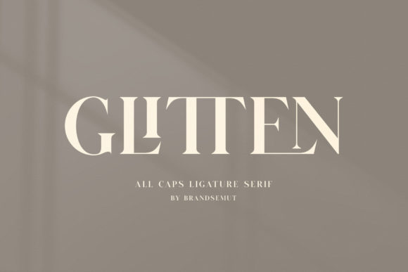 Glitten: A Bold Serif Font for Impactful Design
