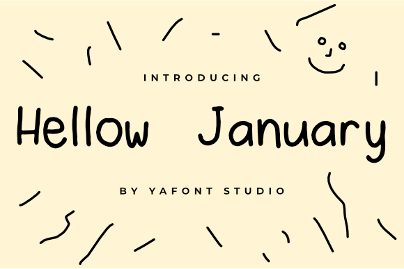 Hello January Font Review