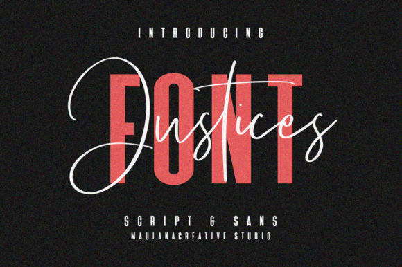 Justices: A Bold, Beautiful Font for Designers