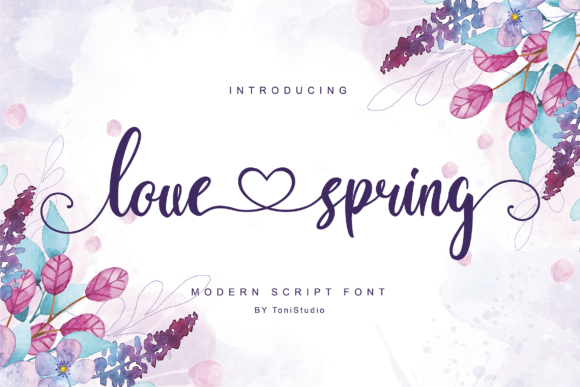 Love Spring Font: Elegant Script for Editorial Design