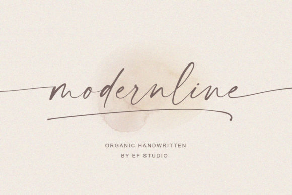Modernline: A Handwritten Font for Elegant Design