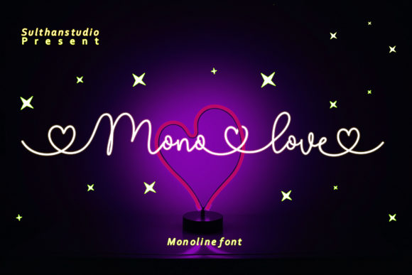 Mono Love Font for Business