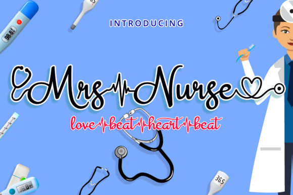 Mrs Nurse: A Stylish Handwritten Font