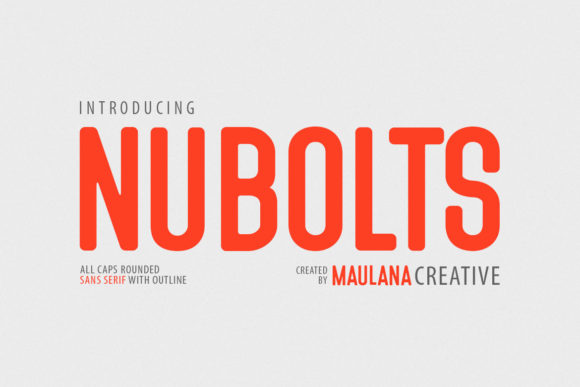 Nubolts: A Bold Sans Serif for Web Design