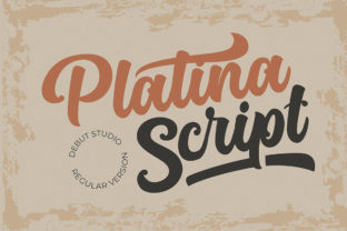 Platina Script: A Bold Handwritten Font