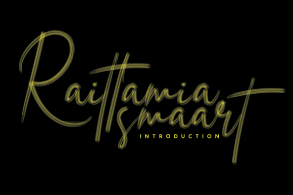 Raittamia Smaart Font for Creative Projects