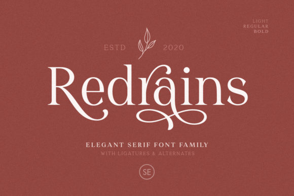 Redrains Font Review