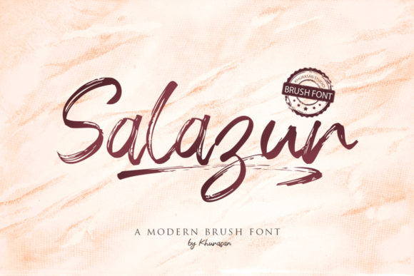 Salazur: A Handwritten Font for Creative Web Design