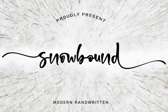 Snowbound Font: Sweet Script for Makers