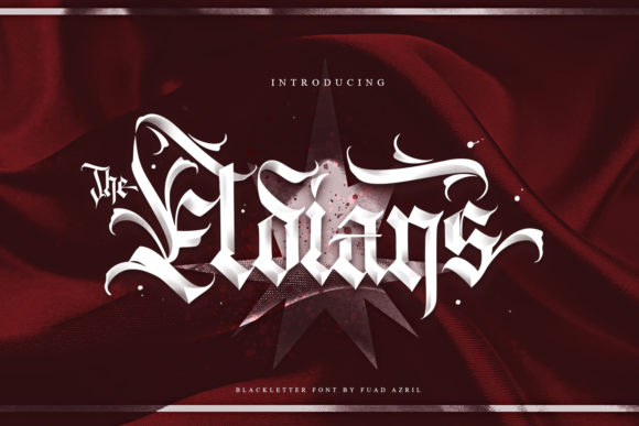 The Eldians: A Bold Blackletter Font