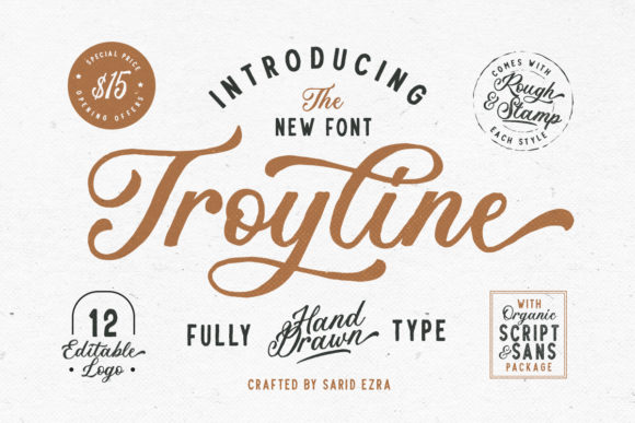 Troyline: A Retro Font for Creative Projects