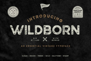 Wildborn: A Vintage Sans Serif for Bold Design
